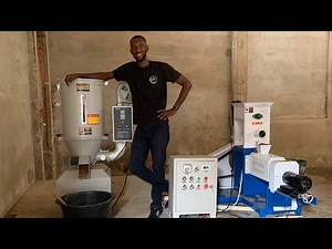 Fish Feed Extruder machine installation