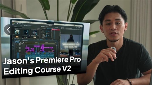 大师课程：掌握PR创作热门病毒式短片编辑剪辑视频课程+素材 中文字幕 Premiere Pro Course V2