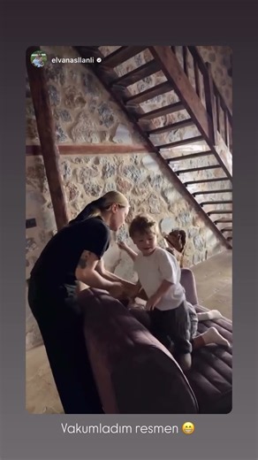 İki Çocukla Ev Toparlama Haline Geldi 😅🛋️