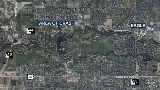 Two people in Eagle hospitalized after crash on State Highway 44