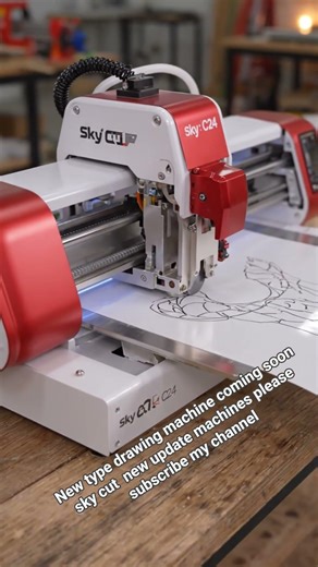 New type drawing machine coming soon sky cut new update machines please subscribe my channel
