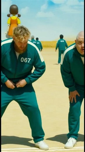 @jakepaul and @KidBehindACamera play squid games