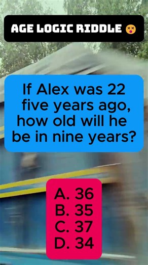 Alex’s Age Puzzle 🎂 | Past & Future Math | IQ VistaX #iqvistax #agepuzzle #mathpuzzle #brainteaser