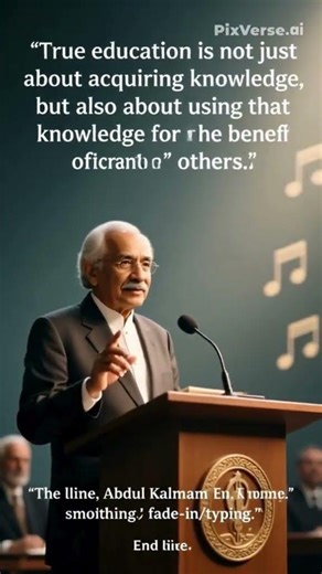 True education is not just about gaining knowledge…