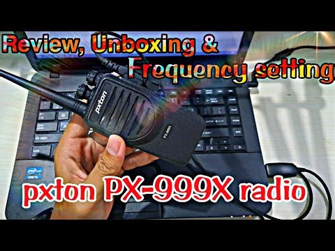 Review & how to set the Pxton Px-999x radio frequency