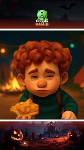 Midnight Bonfire With Skeletons 🏕️💀 #shorts #funny #halloween #hooplahalloween