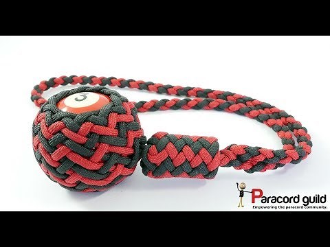 Paracord self defense lanyard- fancy
