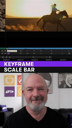 Use the Keyframe Scale Bar in Media Composer to give you precise control of keyframes ▶️ avid.com/media-composer #keyframe #avidmediacomposer #editing #editor #postproduction #mediacomposer #avid | Avid Media Composer