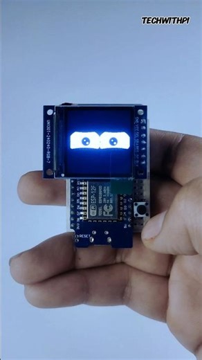 ESP32 AI Robot Eyes 👀 | Realistic Eye Animation on TFT #cozmo #cozmorobot #cozmoeye #roboteye #eyes