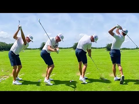 JUSTIN THOMAS GOLF SWING 2021 - IRON & DRIVER - SLOW MOTION 240FPS HD