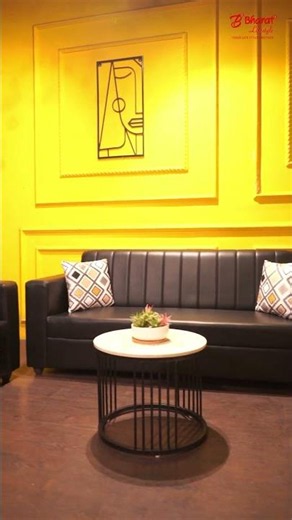 Modern Black Leatherette Sofa | Timeless Elegance for Your Living Room