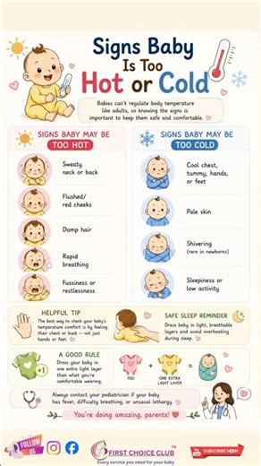 Too hot or too cold? 🌡️👶