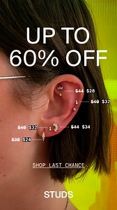 Last chance to save up to 60% OFF markdowns. Shop flatbacks, hoops, huggies for all your ‘scaping needs. | Studs