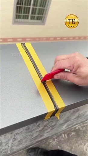 Installation of aluminum alloy capping on outdoor perimeter wall.#windows