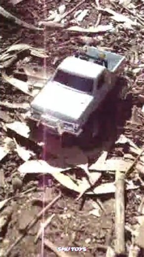 Vintage 1980 Schaper Stomper 4x4 Subaru Brat Action Driving Over Park Terrain #shorts
