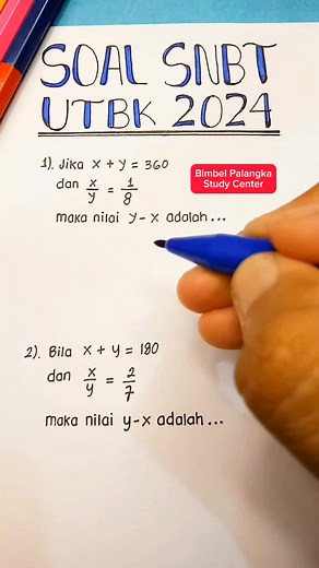 Persiapan Soal SNBT 2024: Tips dan Contoh Soal