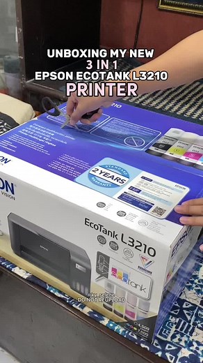 Epson EcoTank L3210 A4 All-in-One Ink Tank Printer