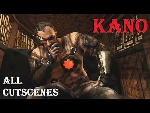 Mortal Kombat X ALL KANO Character Cutscenes Story Mode (Michael McConnohie) MKX