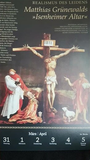 Die Kreuzigung Jesus Christi - Matthias Grünewald, Isenheimer Altar