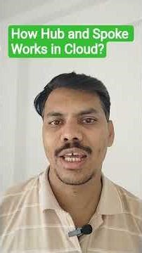 How Hub and Spoke Works in Cloud? #clip #pov #aws #ai #jobs #job #viral #yt #ytshorts #clips #clip