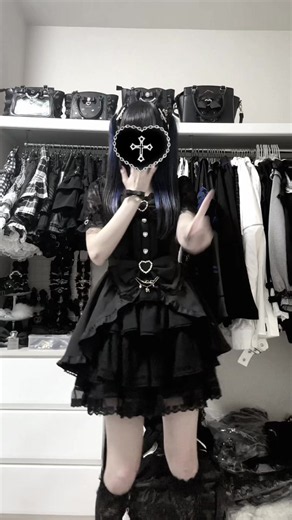 LIZLISAのお洋服着ると、可愛すぎてお姫様気分になってしまう^_ ̫ _ ̥` #地雷系 #地雷系女子 #量産型 #量産型女子 #jiraikei