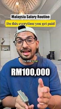 My exact salary routine in Malaysia that helped me save over RM100,000 by 24 💰