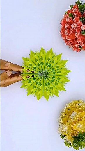 ❄️ DIY 3D Paper Snowflake Tutorial | Handmade Christmas Decoration 🎨