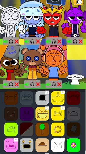 Sprunki Fun Bots vs Horror Fun Bots | Incredibox Sprunki Mod