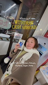 Tip: Make sure to choose the currency of the country you're visiting and NOT PHP to avoid markup fee! Hello my lakwachera friends! I decided to compile the best ATMs abroad i've tried to withdraw in na wala (or minimal only) na withdrawal fees! Hope this helps!🏧💴🌎 ---------------------- use my code 🍊 𝗖𝗢𝗖𝗢𝗬𝗞𝗟𝗢𝗢𝗞 or search 🔎 𝗖𝗢𝗖𝗢𝗬 on the KLOOK app/ site to redeem vouchers up to 15% off! ---------------------- 🏷️ #travelph #traveltok #travelguide #gcash #gcashcard | Cocoy Diari