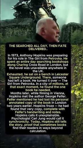 Anthony Hopkins and the Lost Book