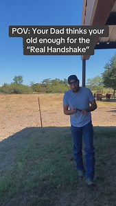 A bad hand connection ain’t cool 🤝 #relatable #workingwithdad #funny #childhood #bluecollar #ranchlife #farmlife #fyp | Marty Ray