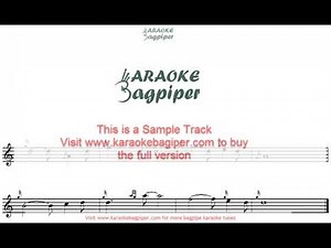 "Dances with Wolves" karaoke backing track for smallpipes