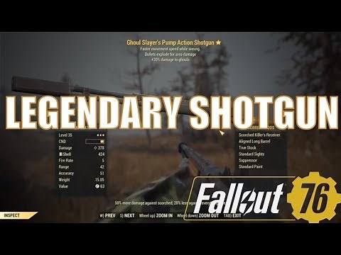 Fallout 76: Showcase of Shotguns with Explosive Shotgun Build and Demolition Expert
