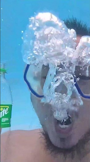 Burp Sprite vs Coke Underwater