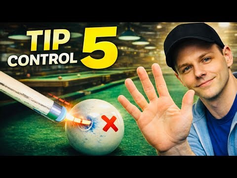 5 Ways to Improve Tip Control FAST (Stop Guessing Your Cue Ball)
