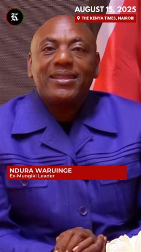 "How Mungiki started"- Former sect leader Ndura Waruinge speaks to Nickson Njau of The Kenya Times. The interview with the Ex-Mungiki leader Apostle Ndura Waruinge will be dropping soon on our YouTube Channel. Stay tuned | The Kenya Times