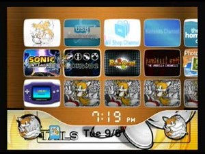 Custom Wii Menu - tails