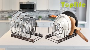 Watch Toplife 7 Lid Organizer Rack on Amazon Live