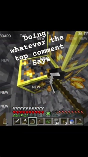 DAY 2 Doing whatever the top comment Sayed related to Minecraft #shorts #minecraft