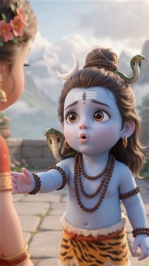 Little Gaura gets upset with Bhole Baba and starts leaving for her parents' home 😢❤️ | #mahadev #...