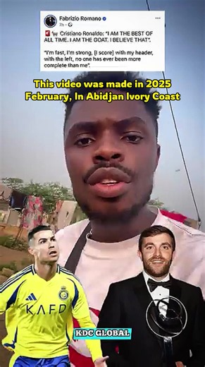 Cristiano Ronaldo “I AM THE BEST, IM THE GOAT, I AM BETTER THAN PELE, MARADONA” this is an old story but Media house Posted it as a breaking news #ronaldo #cristiano #portugal #goatdebate #cr7