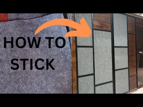 How to stick velcro easily | Velcro fabrics installation ideas | Velcro big size.
