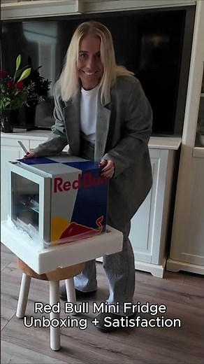 ✨ A dream turning into reality… A Red Bull MINI FRIDGE! @redbull