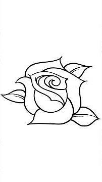 Cómo dibujar una rosa hermosa paso a paso