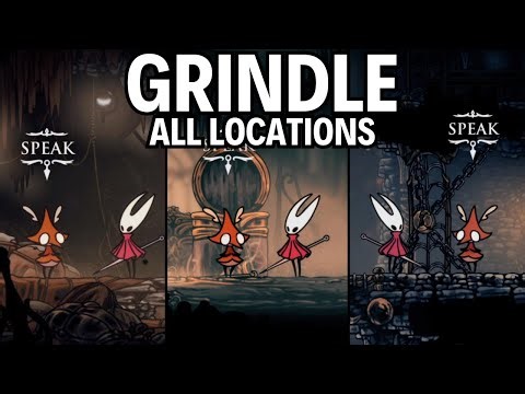 Hollow Knight Silksong - GRINDLE All Locations