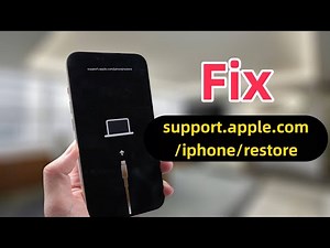 Fix iPhone Stuck on support.apple.com/iphone/restore Screen 2024 | 3 Quick Ways