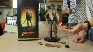 Andy opens up the new Indiana Jones 1/6 Scale figure from Sideshow Collectibles TAG A FRIEND WHO WOULD EAT CHILLED MONKEY BRAINS! http://www.popcultcha.com.au/indiana-jones-temple-of-doom-indiana-jones-1-6th-scale-action-figure.html | Popcultcha