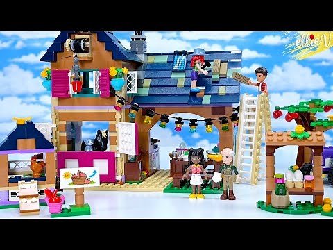 What a lovely olde vintage-style farmhouse 😍 Lego Friends Organic Farm build & review