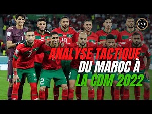 4-1-4-1 du Maroc - Analyse Tactique