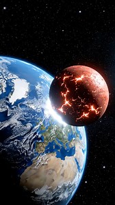 🌍🔥 A massive metallic red planet collides with Europe in this hyper-realistic AI reimagining. The impact throws dust, fire, and shockwaves into space — an impossible yet fascinating “what if” scenario. Would humanity survive such a cataclysm, or would this mark the end of Earth as we know it? 🌌💥 #AI #AIVideo #AIArt #AICreation #AIVFX #AIGenerated #FutureVision #CinematicAI #SpaceArt #AICommunity #AIUniverse #DigitalCreation #AIApocalypse #AIShorts #WhatIf #SciFi #AIRealism | Earth Impacts